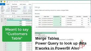 Merge Tables with Power Query: VLOOKUP Alternative || Power Query in Telugu || Power BI