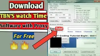 How To Download TBN'S Software |  How to Get 4K Public Watch Hours Fast | Junaid Tech Media