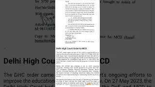 Delhi High Court Orders MCD to Expedite Filling of 5750 Vacant Teaching Posts | #dsssb  #dsssbnotice