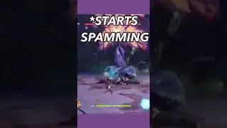 Fighting the Electro Regisvine for the First time Be like: #genshinimpact #shorts #sumeru