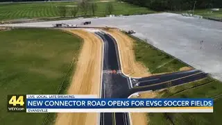New connector road opens for EVSC soccer fields
