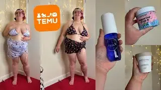 Plus Size Fashion Bikinis Try-on and Summer Cosmetics Haul | Temu