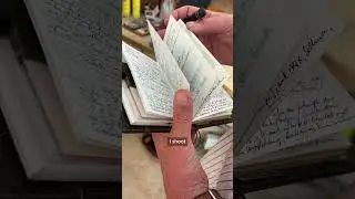 [people of paper republic] what is inside Michael’s leather journal? #leatherjournal #customisation
