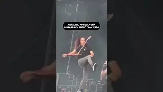 Metalero arregla guitarra...
