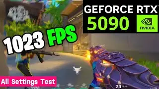 Valorant : RTX 5090 - WORLD RECORD 1000+ FPS 😲🔥 (1080p, 1440p, 4K)