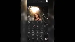 Mirror crack photo editing in PicsArt  || how to edit mirror photo in picsart