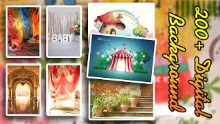 🔥 200+ Studio Backgrounds Pack + 1-Click Automatic Background Remover | Best Photo Editing Tool 2025