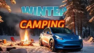 Surviving FREEZING Temperatures: Epic Tesla Camping Adventure!