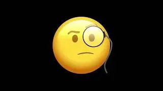 New black screen  animated emoji video