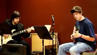 Sean and Austin playing 