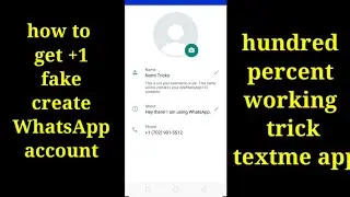 Create Fake whatsapp number|Whatsapp without Phone Number|Virtual Whatsapp Accounts+1 USA
