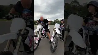 Teaching Grandpop How To Ride A Dirtbike 