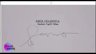 How to make signature using Microsoft Word? | In just 6 Basic steps | TUTORIAL