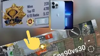 گیم پلی تی دی ام A30s vs 13promaxروم سخت 30fpsvs 90fps🥲