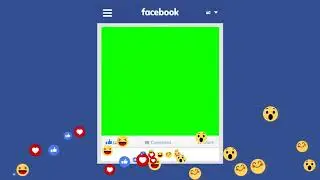 CUADRO FACEBOOK EMOJIS - CHROMA KEY