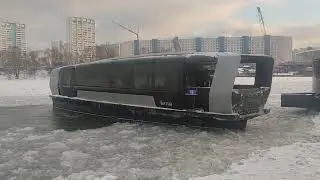 Зимняя навигация электросудов в Москве 2024