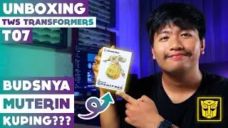 PERTAMA KALI NYOBAIN HANGING WIRELESS EARPHONE !!! Unboxing TWS Transformers T07 | Indonesia