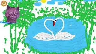 ТРИ КОТА: УЧИМСЯ РИСОВАТЬ РАЗНЫЕ РИСУНКИ С ГОВОРЯЩИМ КОТЕНКОМ АБИ