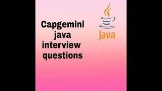 Capgemini Java Interview Questions | Arun Videos | Java Interview Questions |