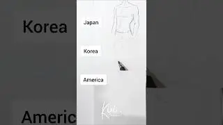 How to draw anime male body Japan vs Korea vs America 