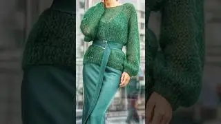 💚Какой вариант привлекает больше? #стиль #fashio #shortvideo #streetstyle #crochet #вязание #тренды