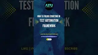 What is folder structure in Test Automation Framework ? 