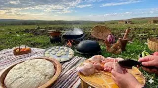 طبخ الزمن الجميل في القرية أجواء ريفية تأخدك إلى عالم الاحلام village cooking