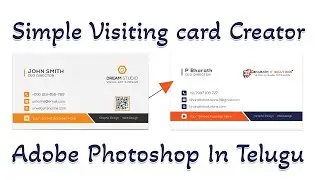 PSD Photoshop Simple visiting card creation , Freepik, Fonts download