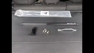 Монтаж газового упора капота Autoinnovation на Mitsubishi Outlander 1