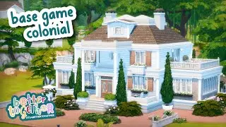 Base Game Colonial 🌷 || The Sims 4 Speed Build || Better Together Collab
