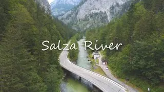 Salza River in Austria - 4K Drone Footage