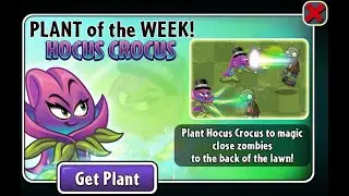 Plants vs Zombies 2–Hocus Crocus POTW Thymed Event (Level 1-5)