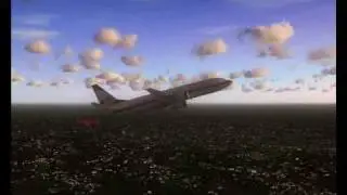 MSFS 2004 Boeing 737-400 Москва(UUDD) - Париж(LFPG)