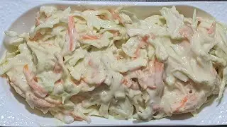 How To Make Coleslaw l Cabbage Salad Recipe l Short Video