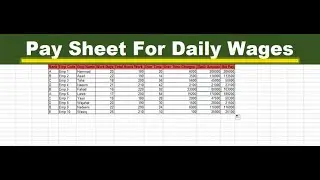 How to Track Your Pay with Excel
