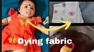 how to dye clothes at home #dying  #sew #dye #fabrics #ytvideo #treanding