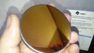 Внешние зеркала лазера СО2 до и после