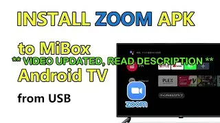 How to use Android TV for ZOOM meeting?