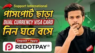 How to get RedotPay Virtual Visa Card in Bangladesh (2026) | Apply & Deposit full tutorial