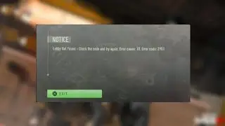 How To Fix Modern Warfare 3 Error Code 2901 | Fix Lobby Not Found Error in MW3