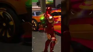 IronMan Drops In On The Fortnite Island 🏝 #fortnite #marvel #ironman #drdoom #pov #multiverse