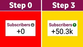 How To Grow Youtube Channel From Zero Subscribers | Only 3 Steps🔥