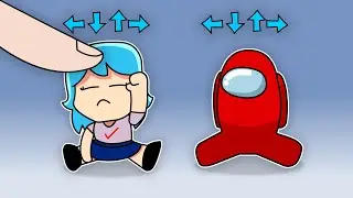 Anime Chibi FNF vs. Finger  | Friday Night Funkin' | Animation |  Crewmate and Sky