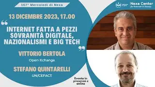 167° Mercoledì di Nexa - Internet fatta a pezzi. Sovranità digitale, nazionalismi e big tech
