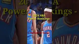 2024 NBA Power Ranking #shorts