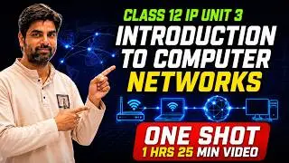 Class 12 IP Unit 3 | One Shot | Introduction to Computer Networks | Internet & Web | CBSE 2025-26