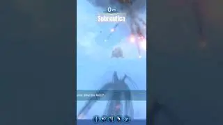 Левиафан нападает на на Солнечный луч Subnautica 