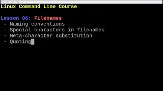 Linux Filenames Explained