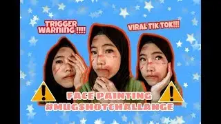 TUTORIAL FACE PAINTING #MUGSHOTCHALLANGE ! #9 |17++ 😬 || By Nur Rohmania