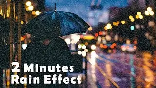 Rain Effect in Photoshop (Easy Method)